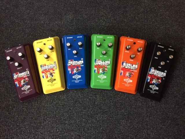 Rotosound effect pedals. Aftermath King Henry Crusader Wobbler Pusher Leveller