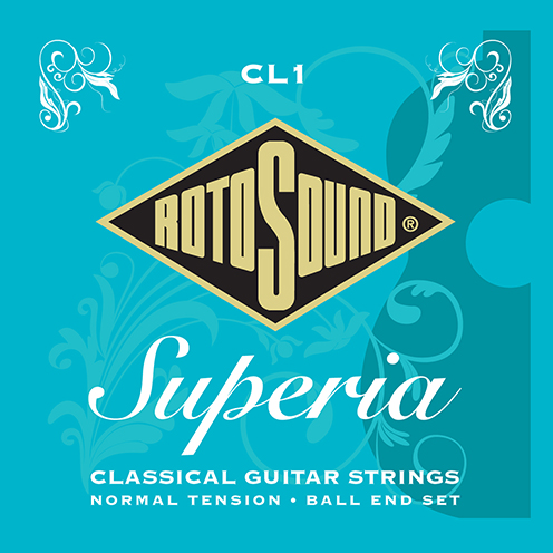 cl1 Rotosound Superia classical nylon strings for Spanish guitar. Tension ball end