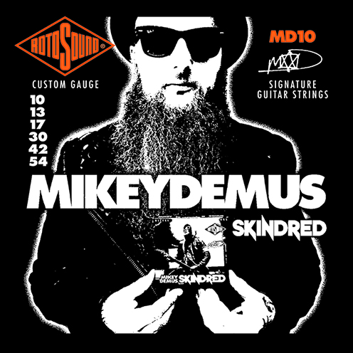 Rotosound Mikey Demus MD10 strings foil set pack hybrid 10-54