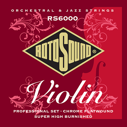 rs6000 Rotosound violin string monel professional flatwound set