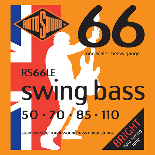 Rotosound RS66 LE Swing Bass strings. Steel roundwound round wound swingbass bass wire precision jazz Rickenbacker 4003 John Entwistle bajo guitare rock metal standard gauge regular bright