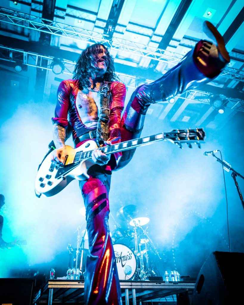 Justin Hawkins, frontman for The Darkness