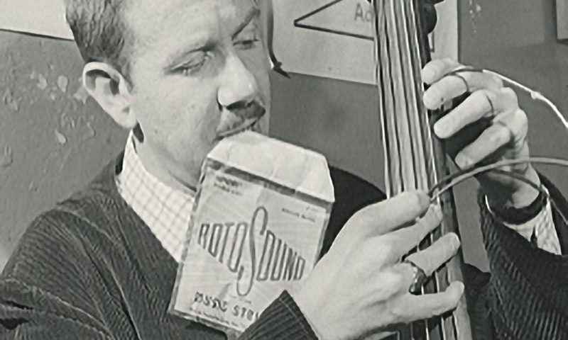 Spike Heatley double bass jazz player Rotosound Archive