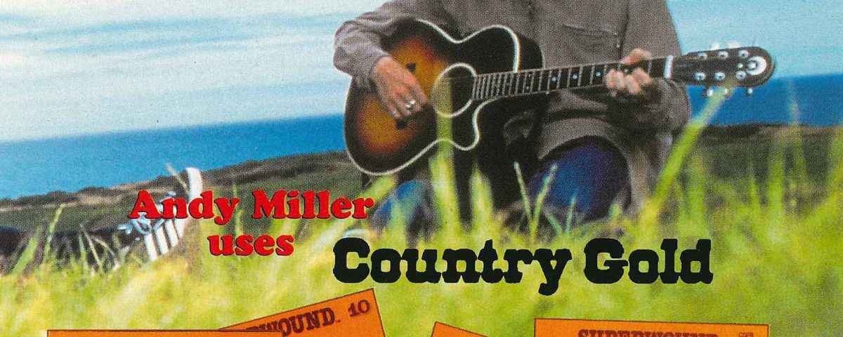 Dodgy Staying Out For The Summer Rotosound Country Gold Acoustic Guitar Strings Andy Miller Advert 1995