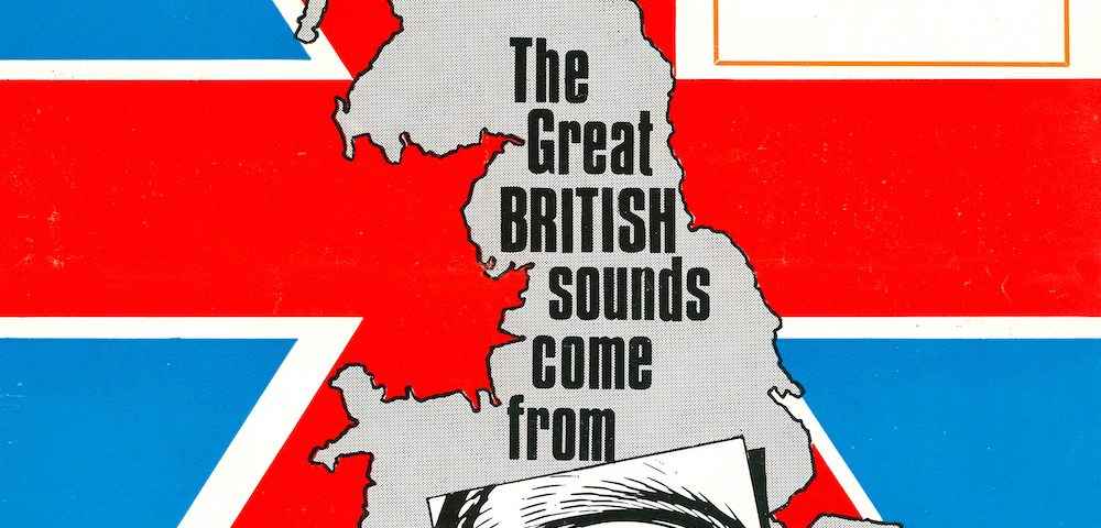 Rotosound Music industry supplement 1971 Great Britain map Union Jack flag