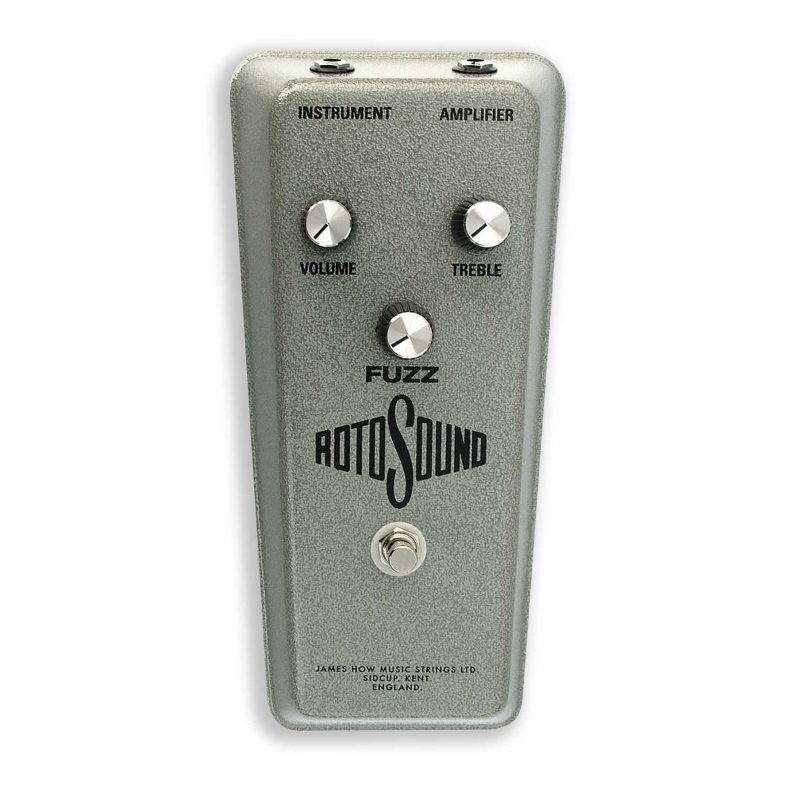 Rotosound Fuzz Pedal Reissue fuss fuz pedall paddle effect affect 1960s sola sound denmark street jimmy page best germanium germ