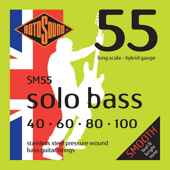 Solo Bass 55 Hybrid | 40-100 • Rotosound Music Strings