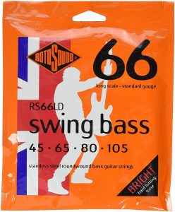 Rotosound Swing Bass 66 roundwound bass guitar strings RS66LD foil pack round wound stainless steel stain less bassist gift
