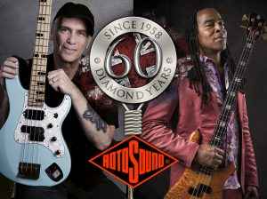 Rotosound 60 years Billy Sheehan Doug Wimbish bassists