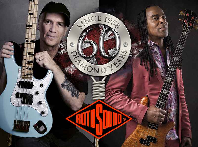 Rotosound 60 years Billy Sheehan Doug Wimbish bassists