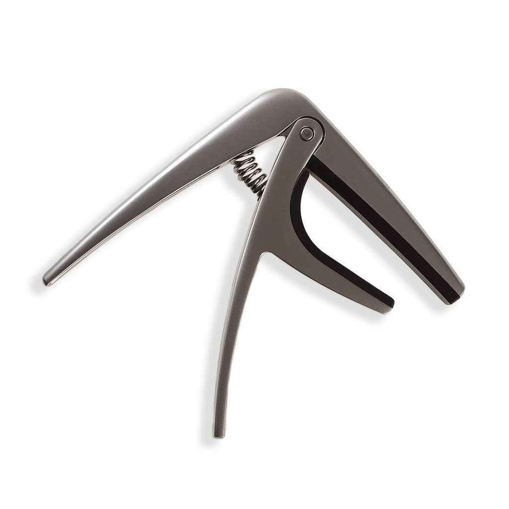 Deluxe Guitar Trigger Capo  Silver • Rotosound Music Strings