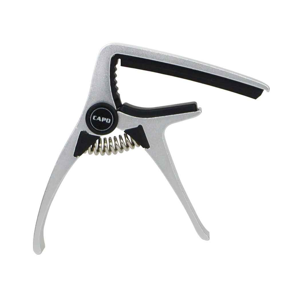 Rotosound GC-200-CH Capo. Trigger spring capo electric acoustic guitar silver chrome