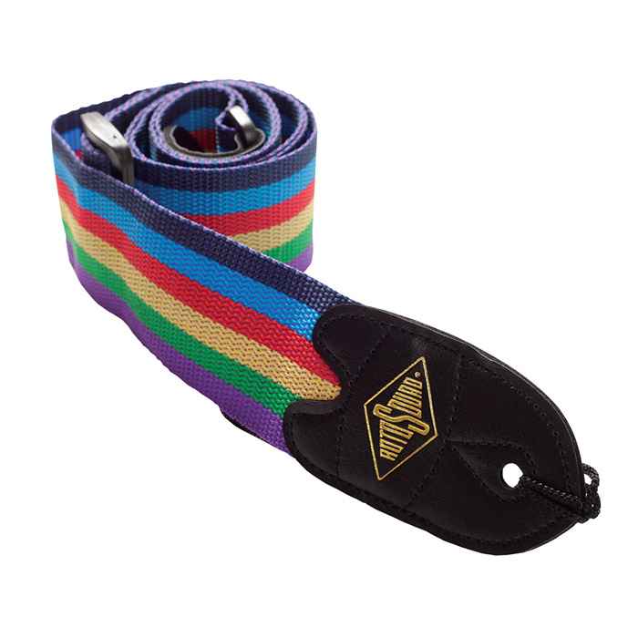 Rotosound STR7 webbing guitar strap rainbow