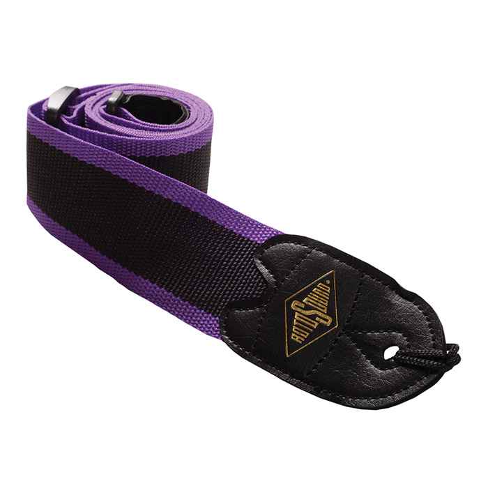 Rotosound STR9 webbing guitar strap black/purple