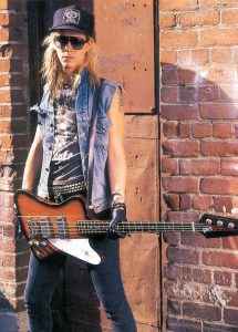 Duff McKagen Guns N Roses Rotosound bass player Swing Bass 66