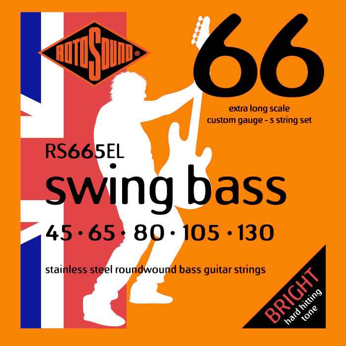 RS665EL Rotosound Swing Bass stainless steel roundwound strings