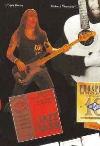 Steve Harris Iron Maiden bassist advert cutout