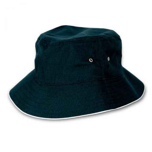 Bottle Green Bucket Hat with Rotosound Strings logo summer merchandise sunhat