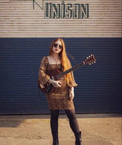 Kim Logan guitarist singer for Rotosound strings Our Generation