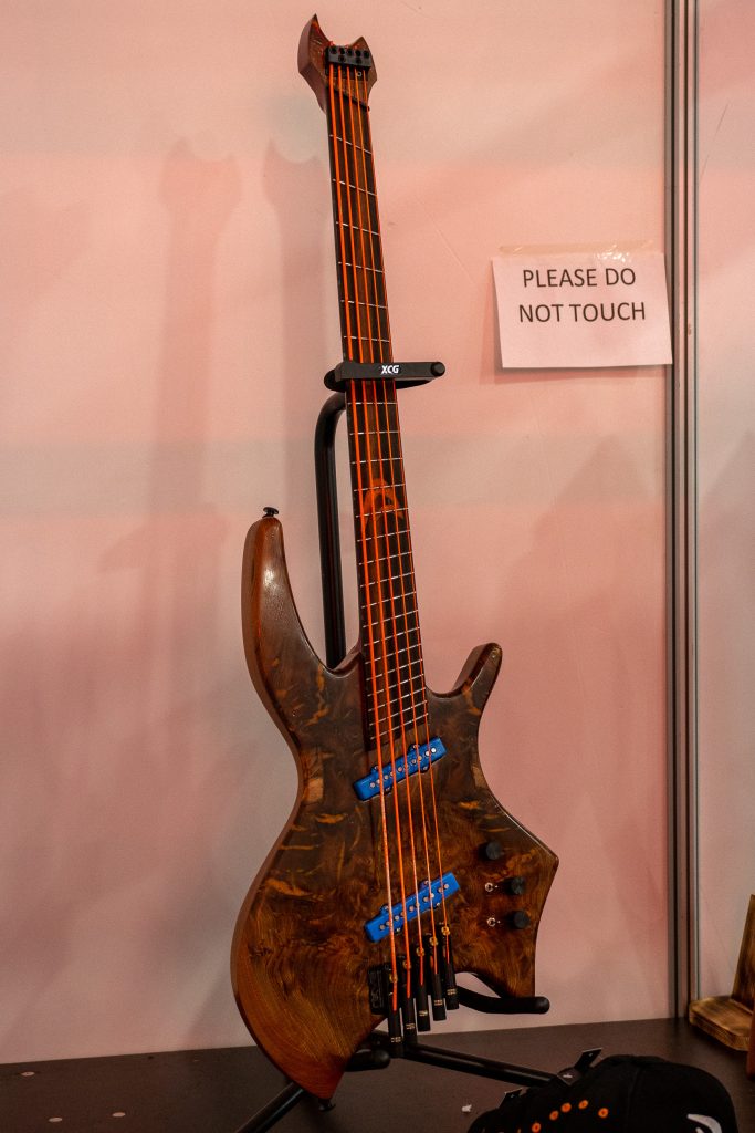 Doro Guitars stand at Birmingham guitar show uk 2022