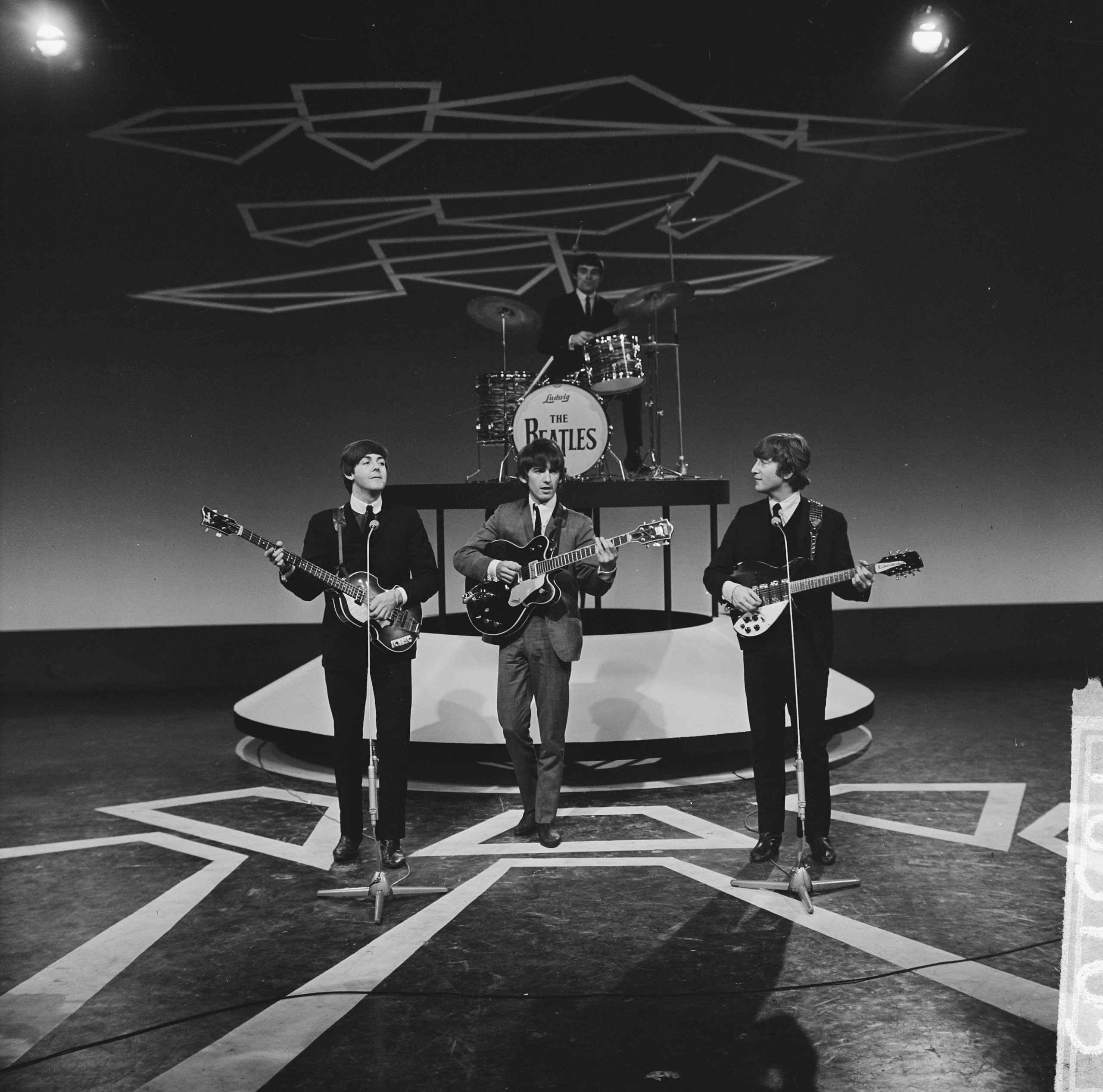 The Beatles on Dutch television in 1964 © Eric Koch for Anefo