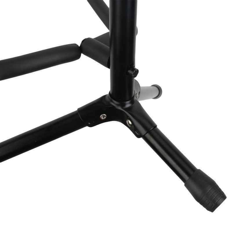 RGS-300 detail. Rotosound guitar stand. Upright. Black