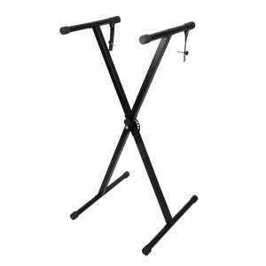 RKS-100 Rotosound keyboard stand. Black metal folding