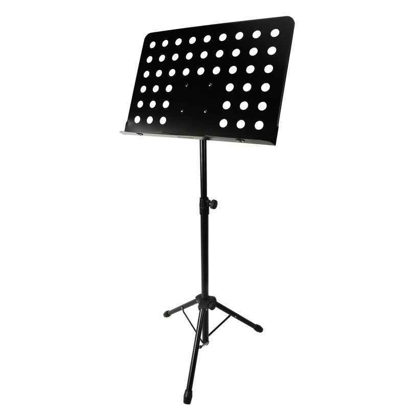 RSMS-200 Rotosound folding professional sheet music stand. Black metal