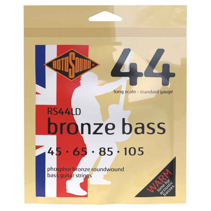 Rotosound strings Bronze Bass acoustic bass guitar pack set RS44LD RS44