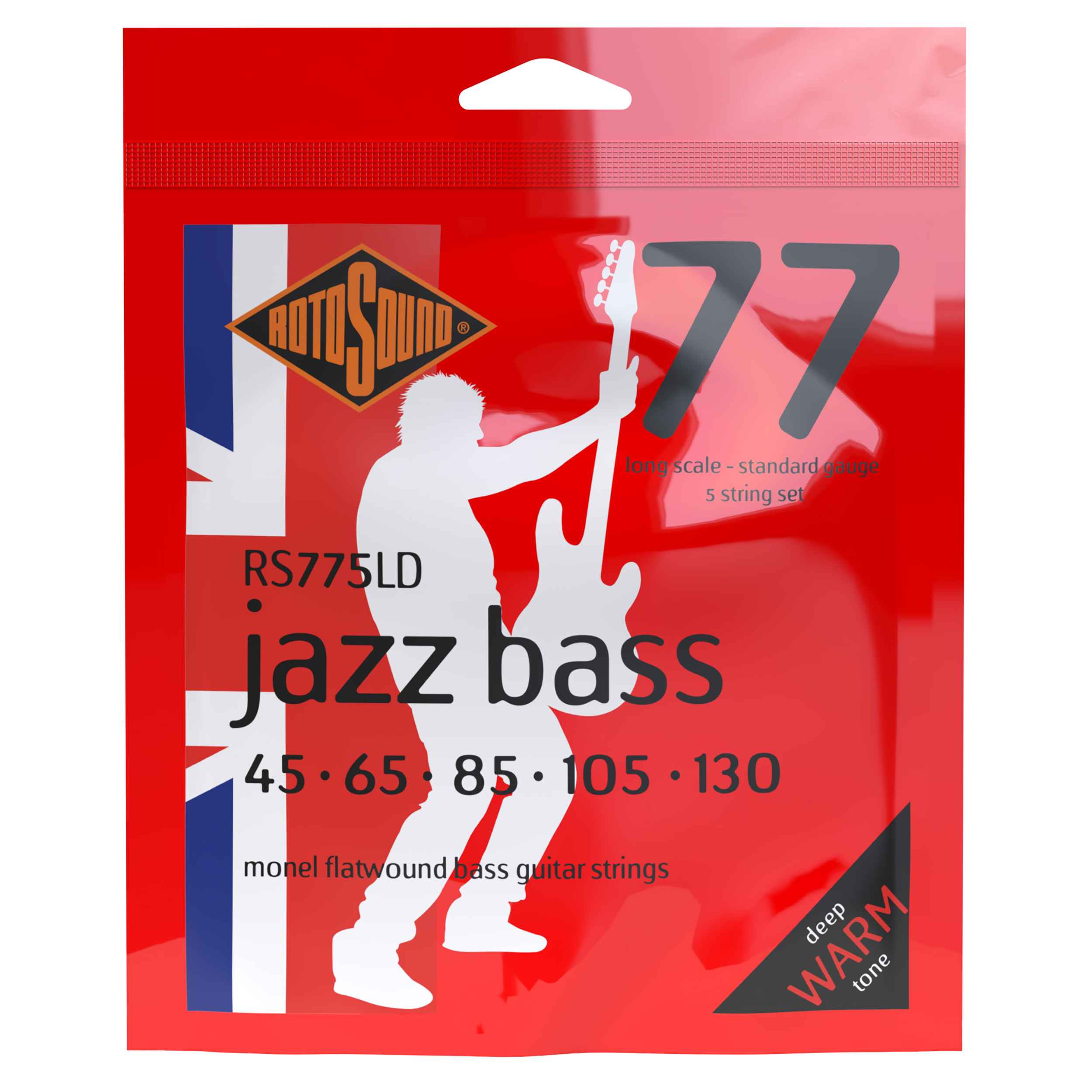 Jazz Bass 77 5-String Standard  45-130 • Rotosound Music Strings
