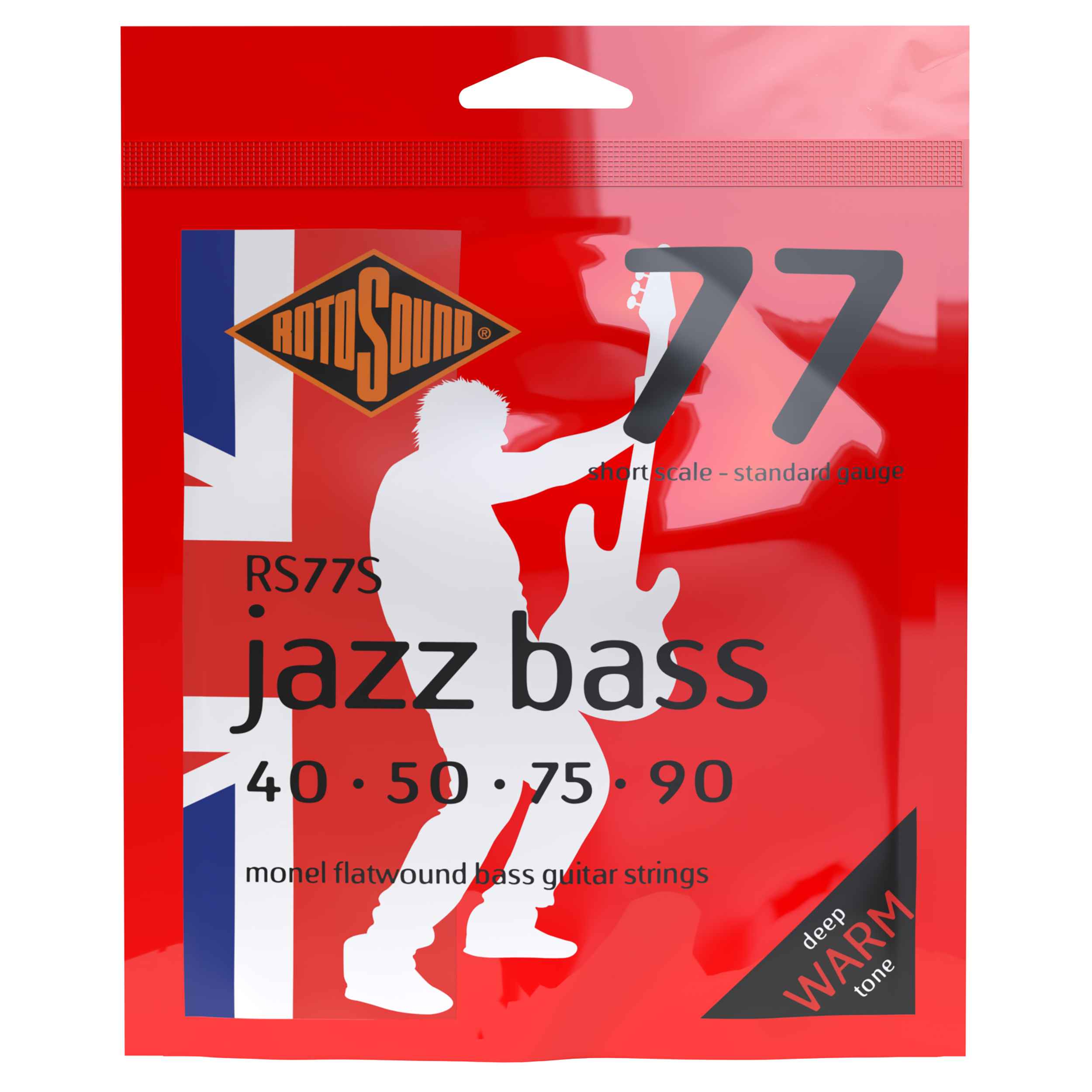 77　40-90　BASS　SCALE　JAZZ　SHORT　RS77S　ROTOSOUND　エレキベース弦-