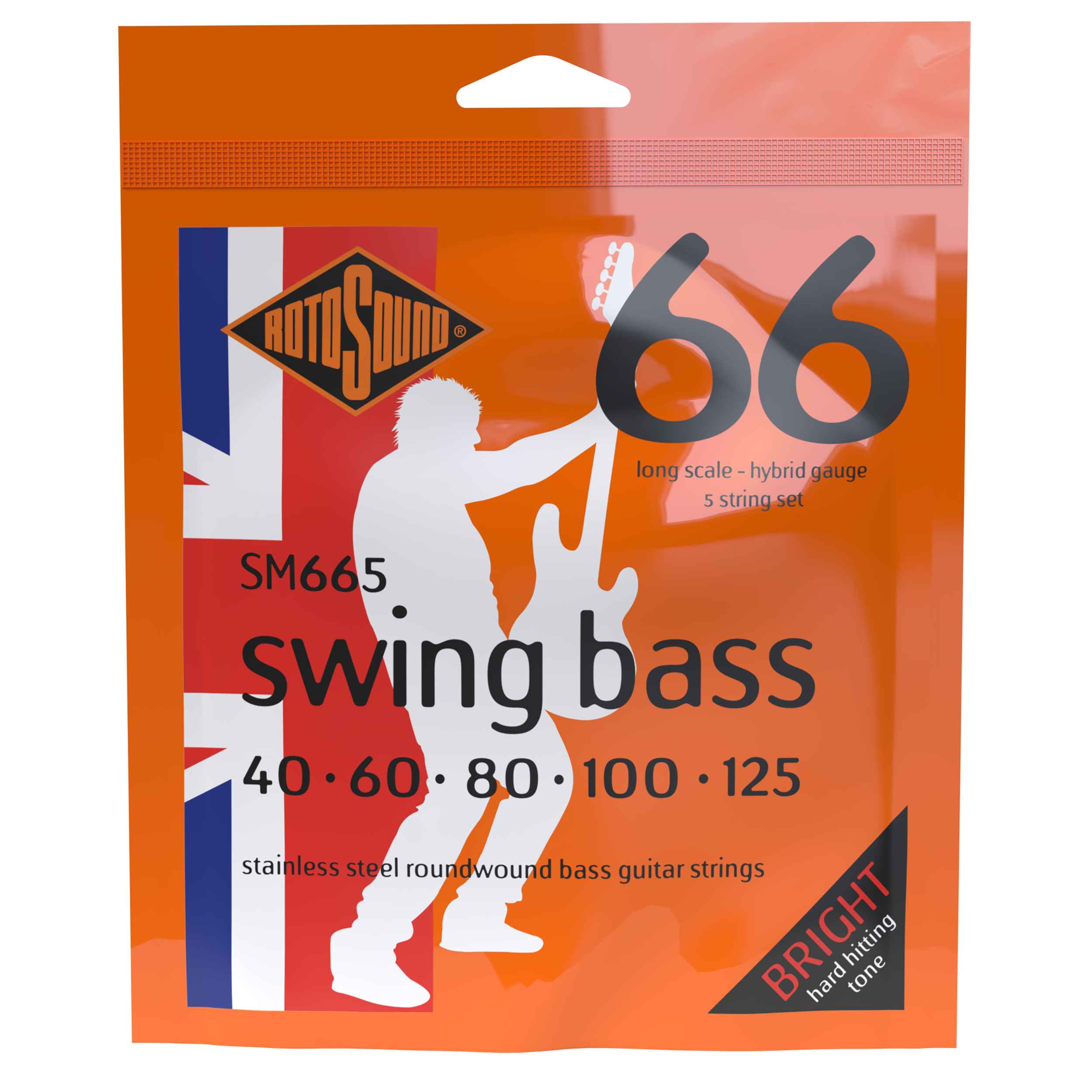 Swing Bass 66 5-String Hybrid | 40-125 • Rotosound Music Strings