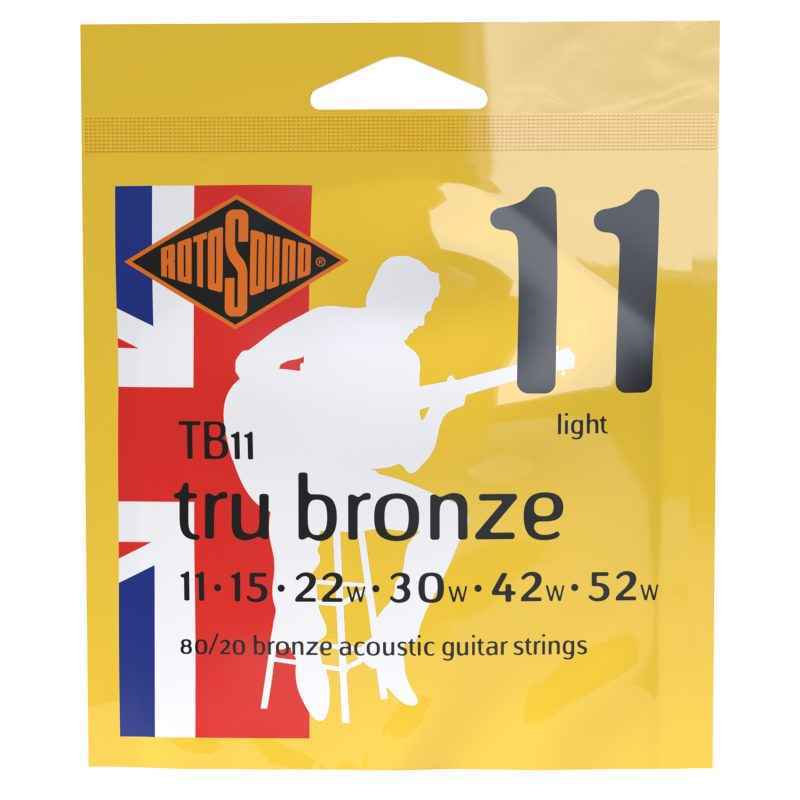 Rotosound strings Tru Bronze Acoustic guitar pack set TB11