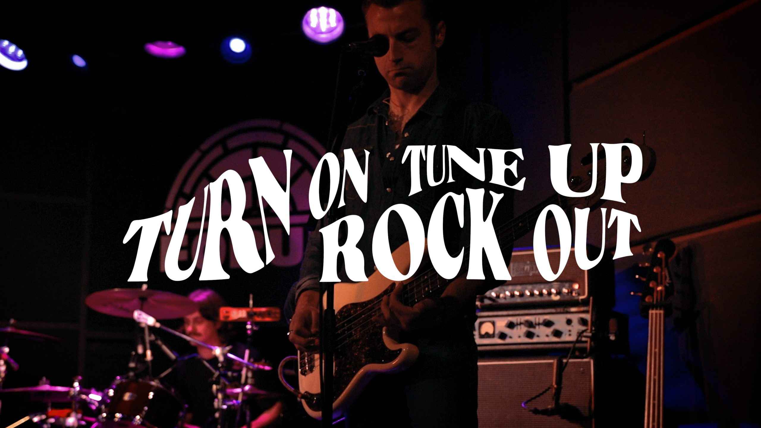 Black Honey Tommy with Rotosound Turn On Tune Up Rock Out logo