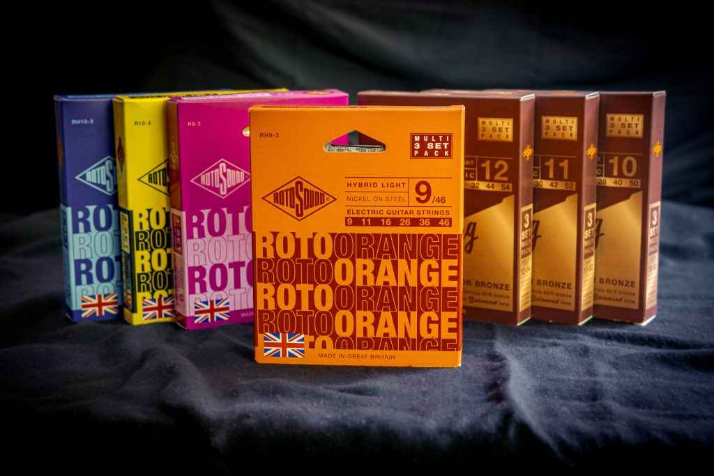 Rotosound Strings Multipacks in a row