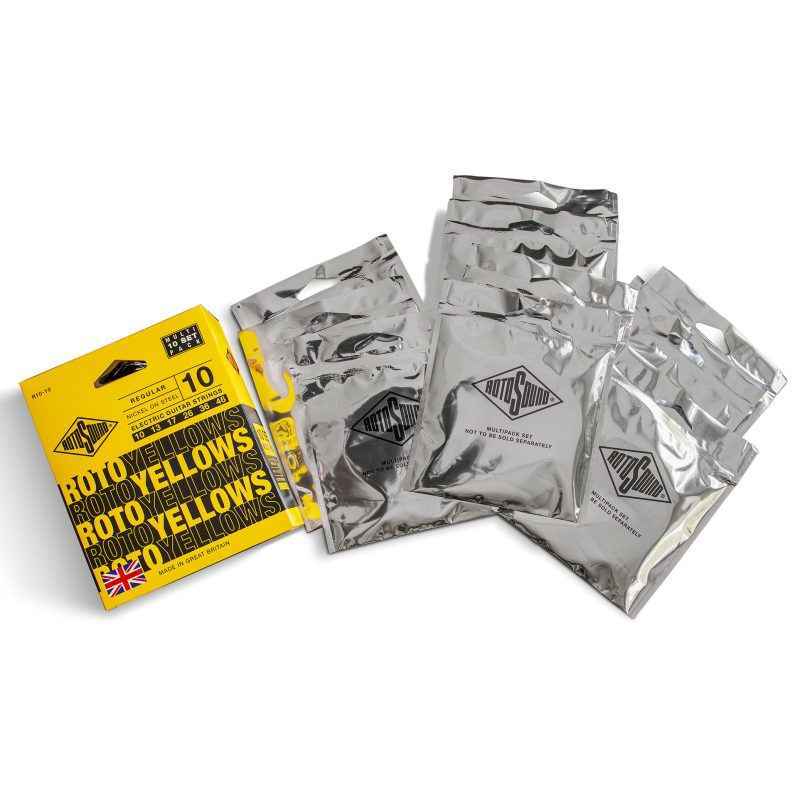 Roto Yellows R10-10 Multipack Rotosound Electric Guitar Strings