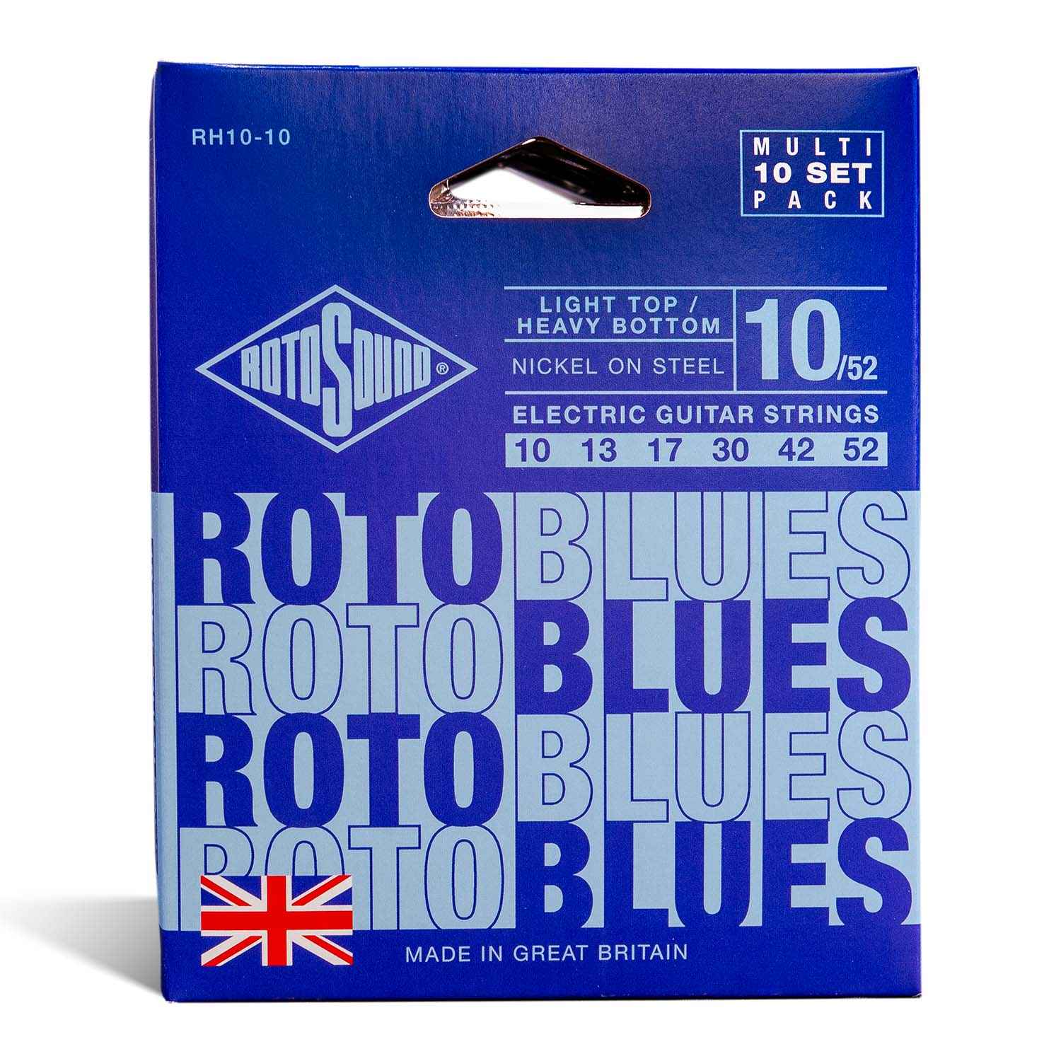 Roto Blues R10-10 Multipack Rotosound Electric Guitar Strings